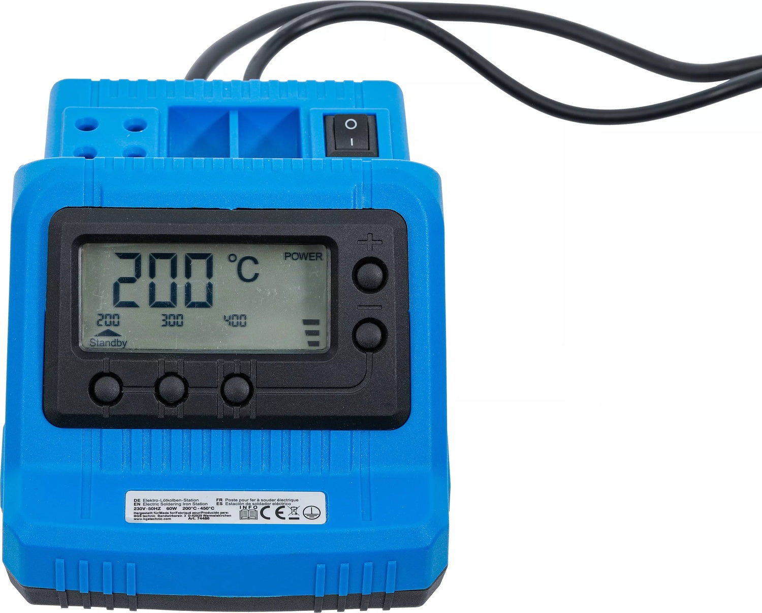 BGS 74486 Elektro Lötkolben Station digital 60 Watt