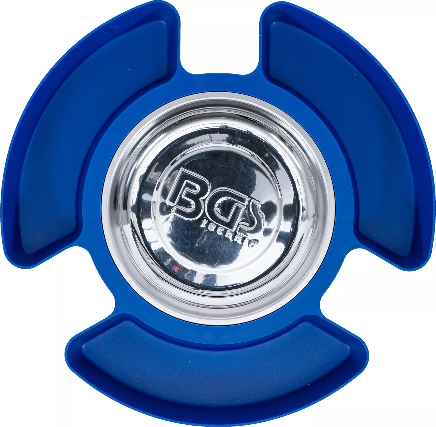 BGS 74534 Magnet Haftschalen mit 3 Kunststoff Ablagen 150mm