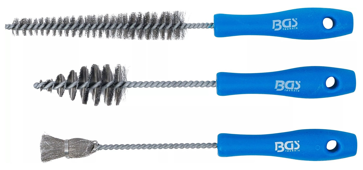 BGS 74575 Satz Reinigungsbürsten für Diesel Einspritzdüsen 3 teilig Bürstensatz