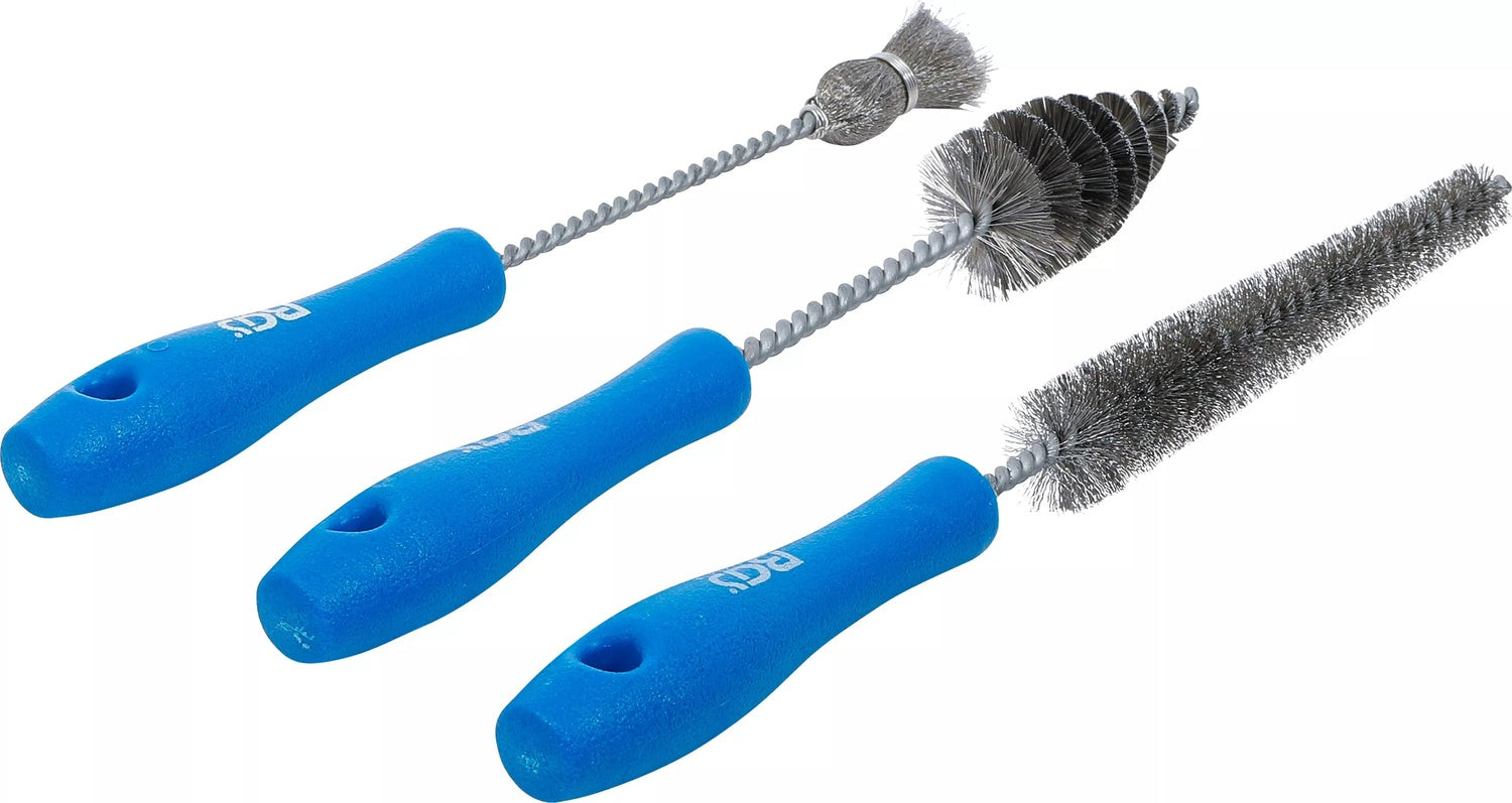 BGS 74575 Satz Reinigungsbürsten für Diesel Einspritzdüsen 3 teilig Bürstensatz