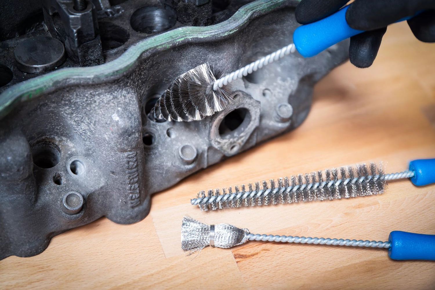 BGS 74575 Satz Reinigungsbürsten für Diesel Einspritzdüsen 3 teilig Bürstensatz