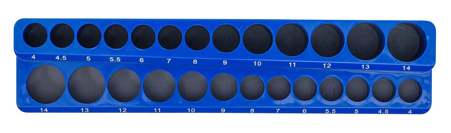 BGS 74597 Kunststoffhalter für Steckschlüssel Einsätze magnetisch 6,3mm (1/4") Aufsteckschiene