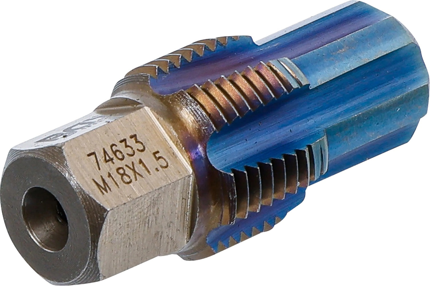 BGS 74633 Gewindeschneider mit Führungsbolzen für Temperatursensoren M18 x 1,5
