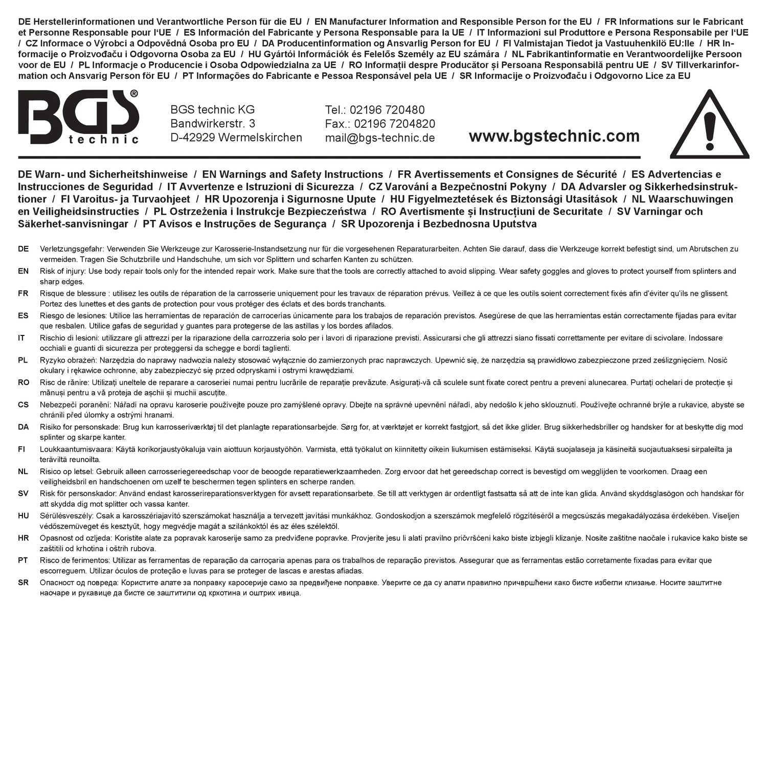 BGS 74647 Rücklicht Demontagewerkzeug Antrieb Innenvierkant 10mm (3/8") für Tesla Model 3