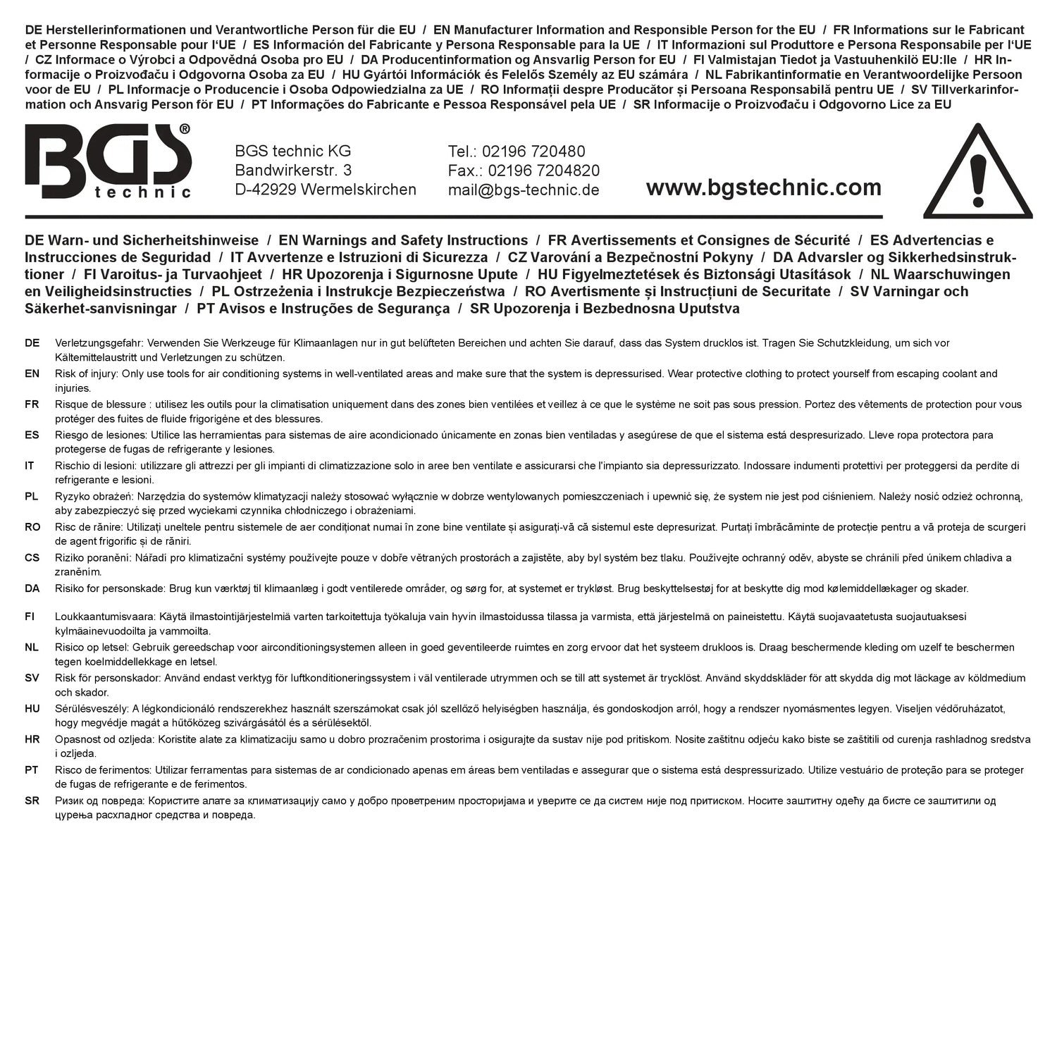 BGS 74662 Trennwerkzeug für Heizungsschlauch für GM