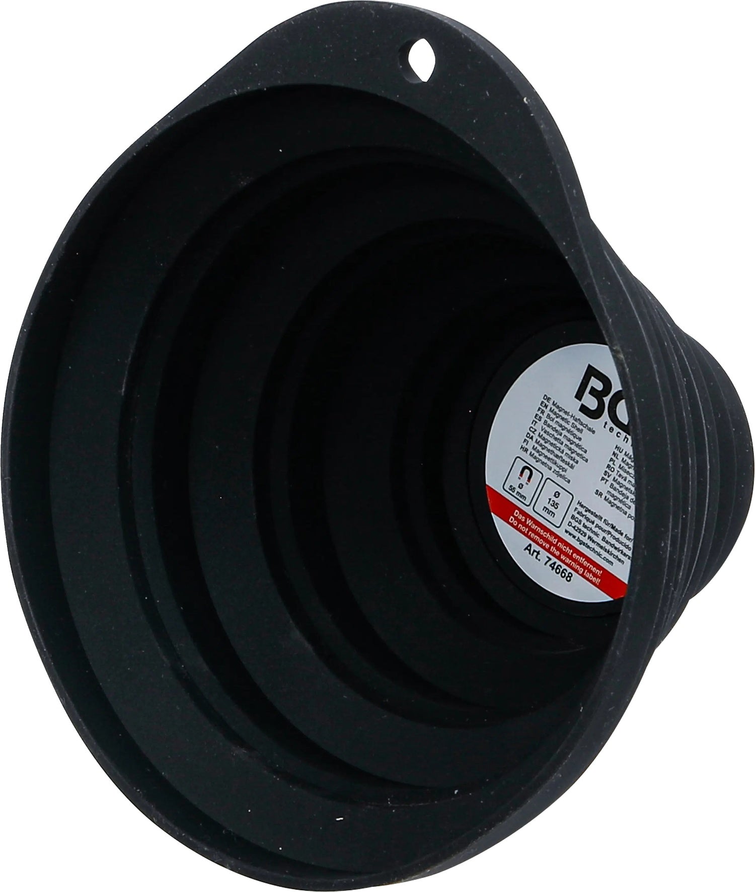 BGS 74668 Haftschale magnetisch faltbar Ø 75 / 135mm