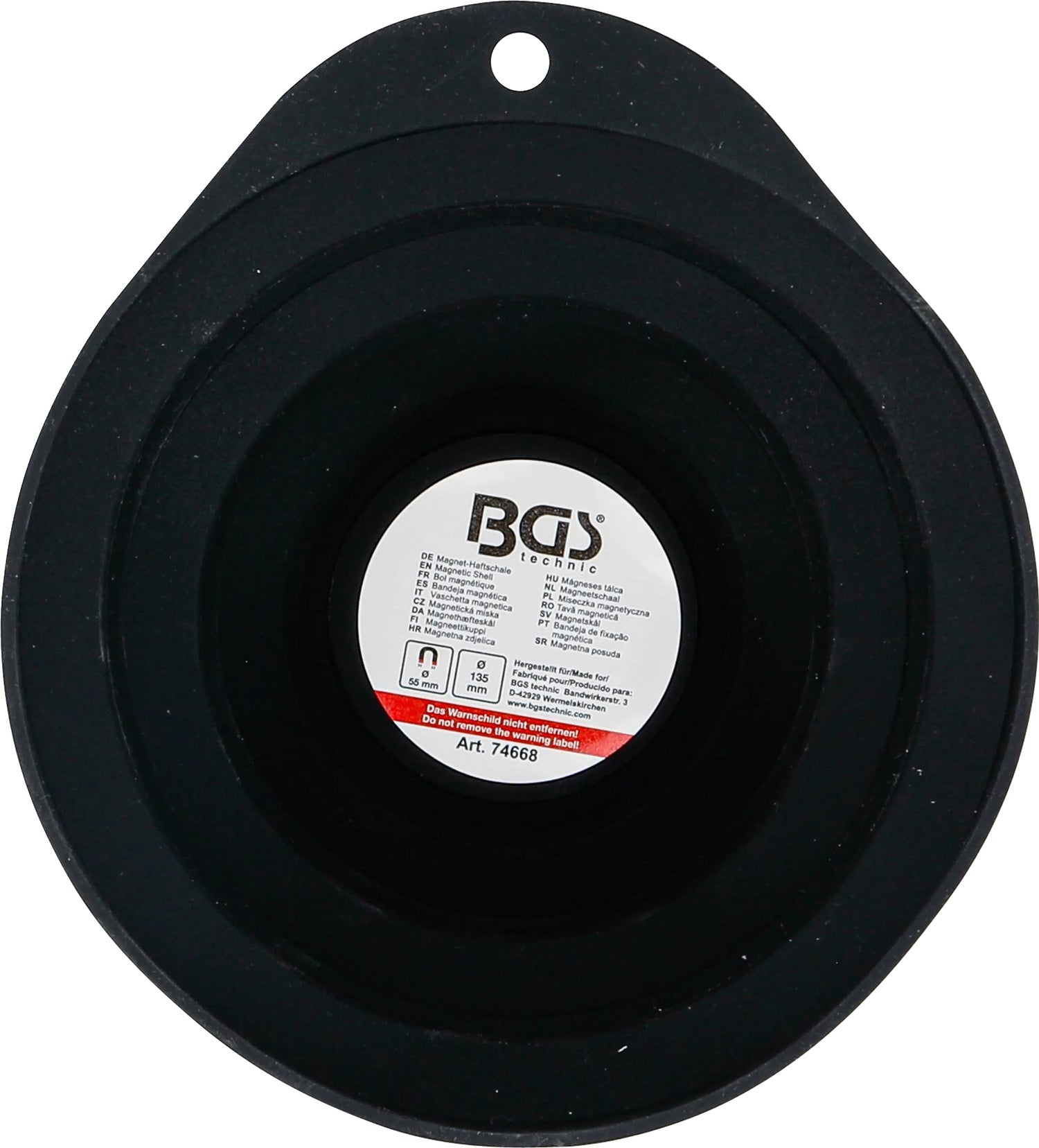 BGS 74668 Haftschale magnetisch faltbar Ø 75 / 135mm