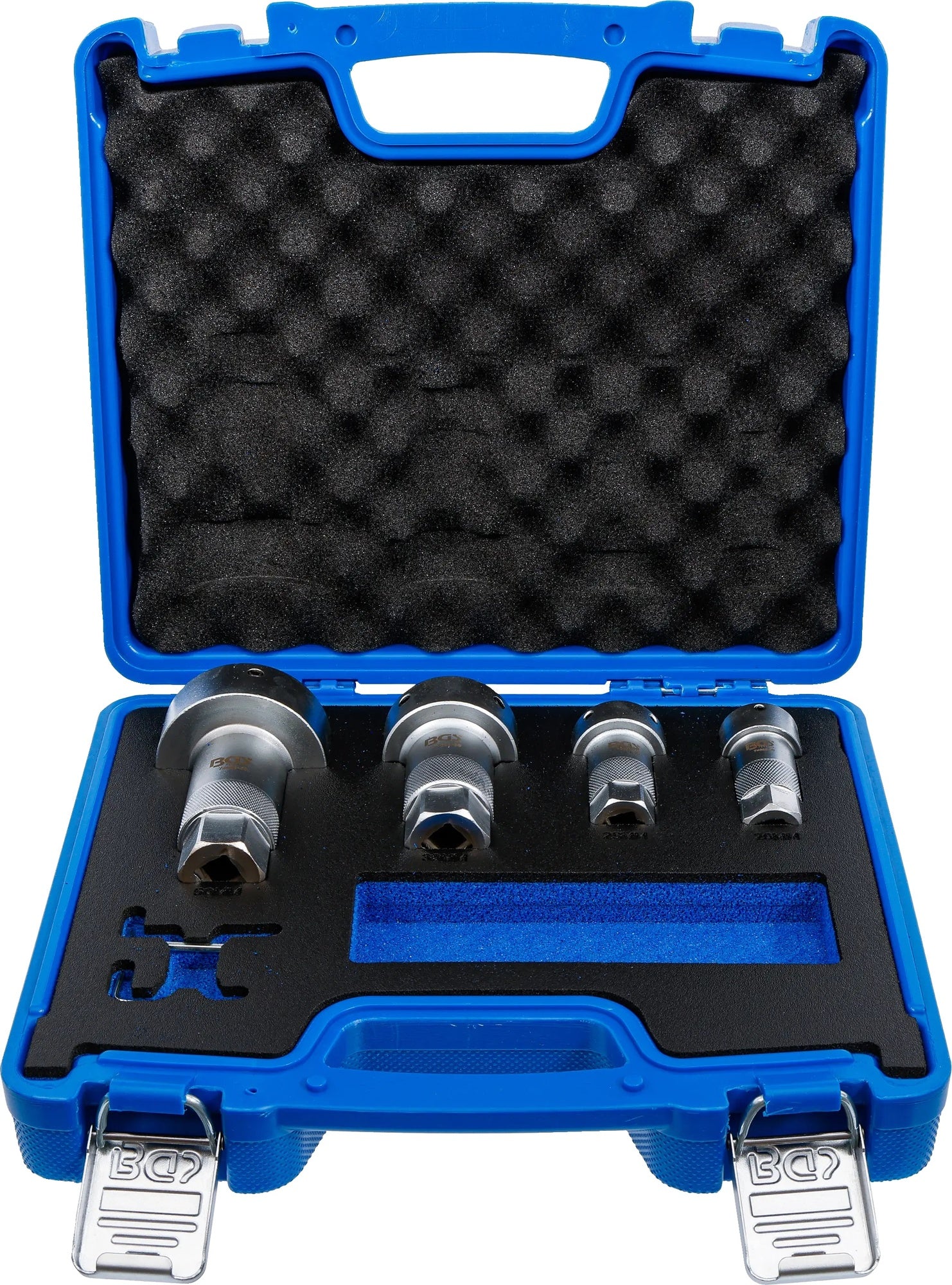 BGS 74683 Satz Schneideisenhalter Antrieb Innenvierkant 10mm (3/8") / 12,5mm (1/2") 4 teilig