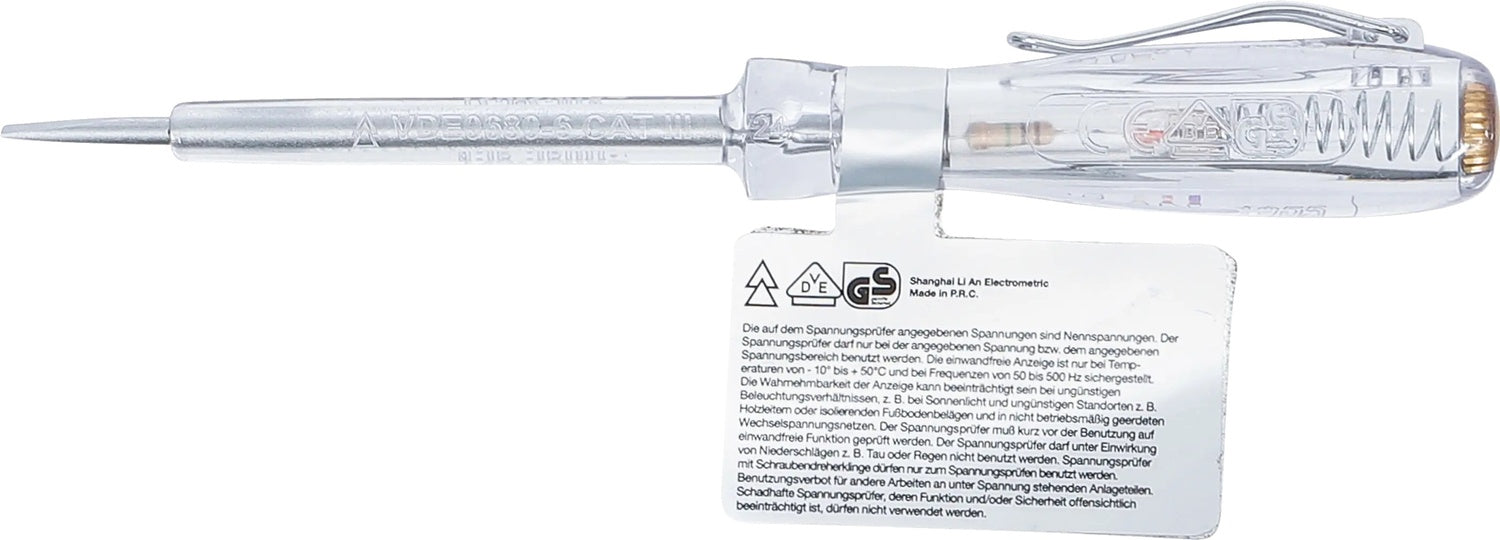BGS 74693 Spannungsprüfer 120 - 250 V Länge 150mm