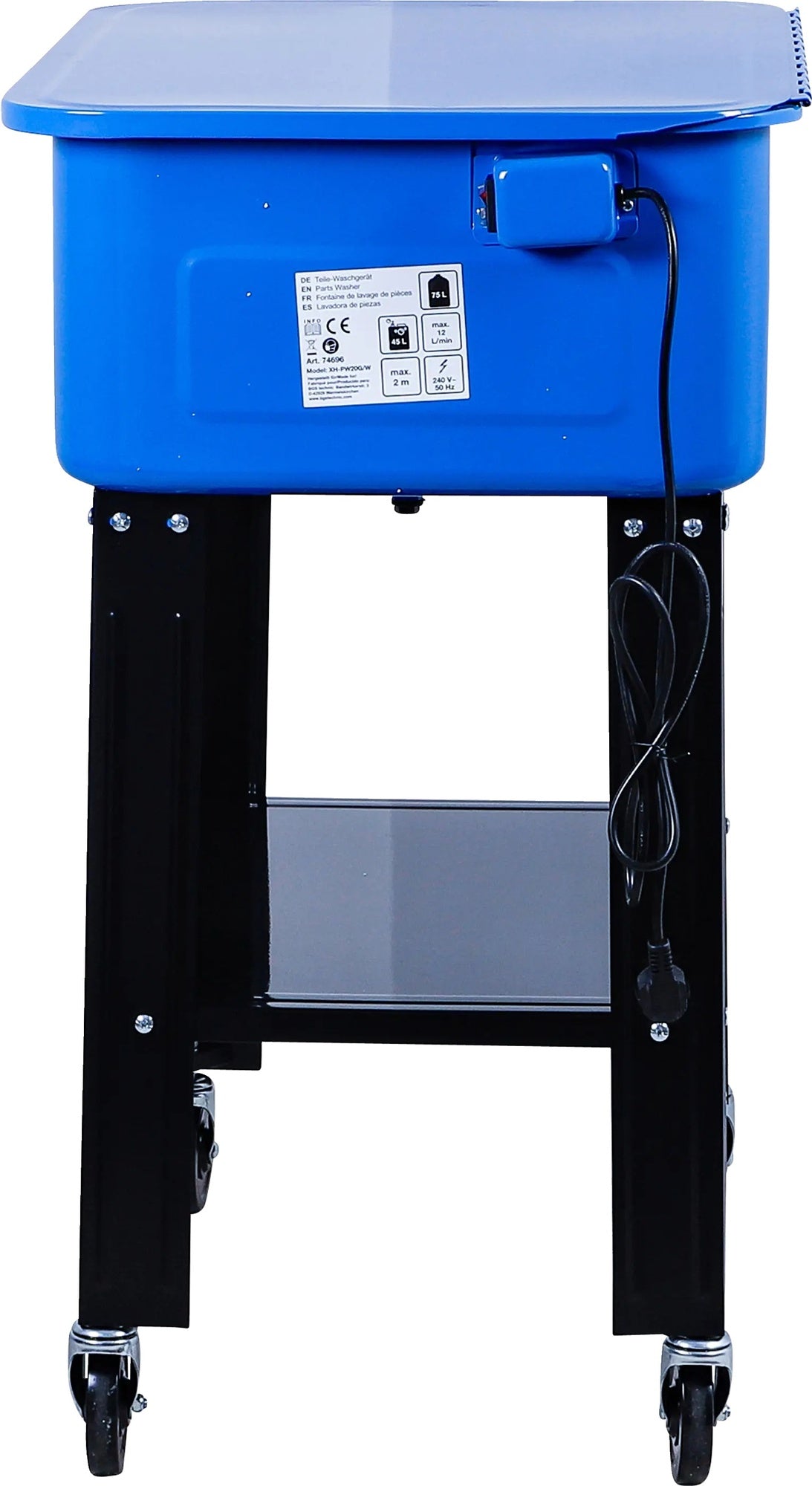 BGS 74696 Teile Waschgerät Reinigung von Kleinteilen 75 Liter