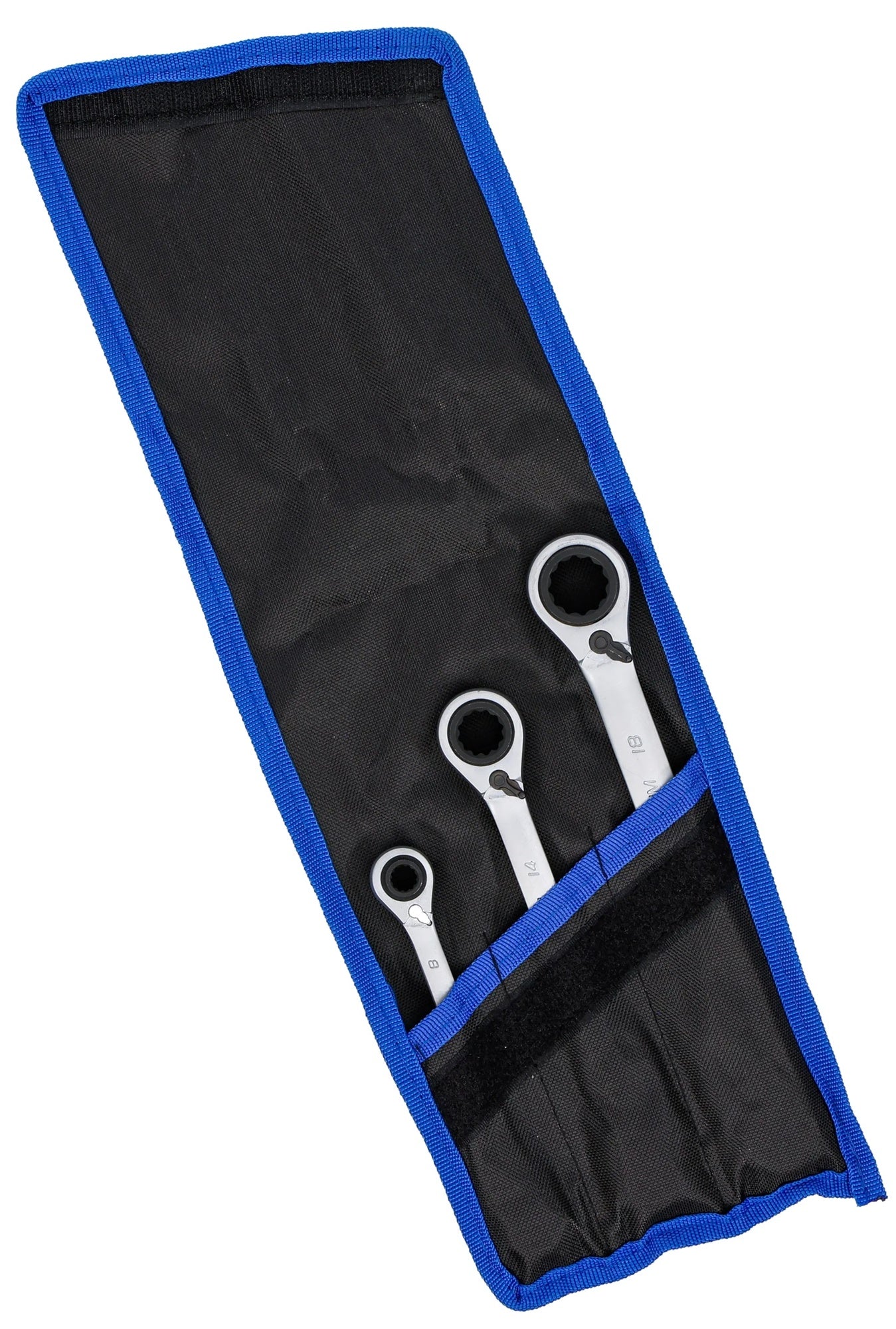 BGS 74718 Satz Doppel Ratschenringschlüssel 4-in-1 umschaltbar 3 teilig