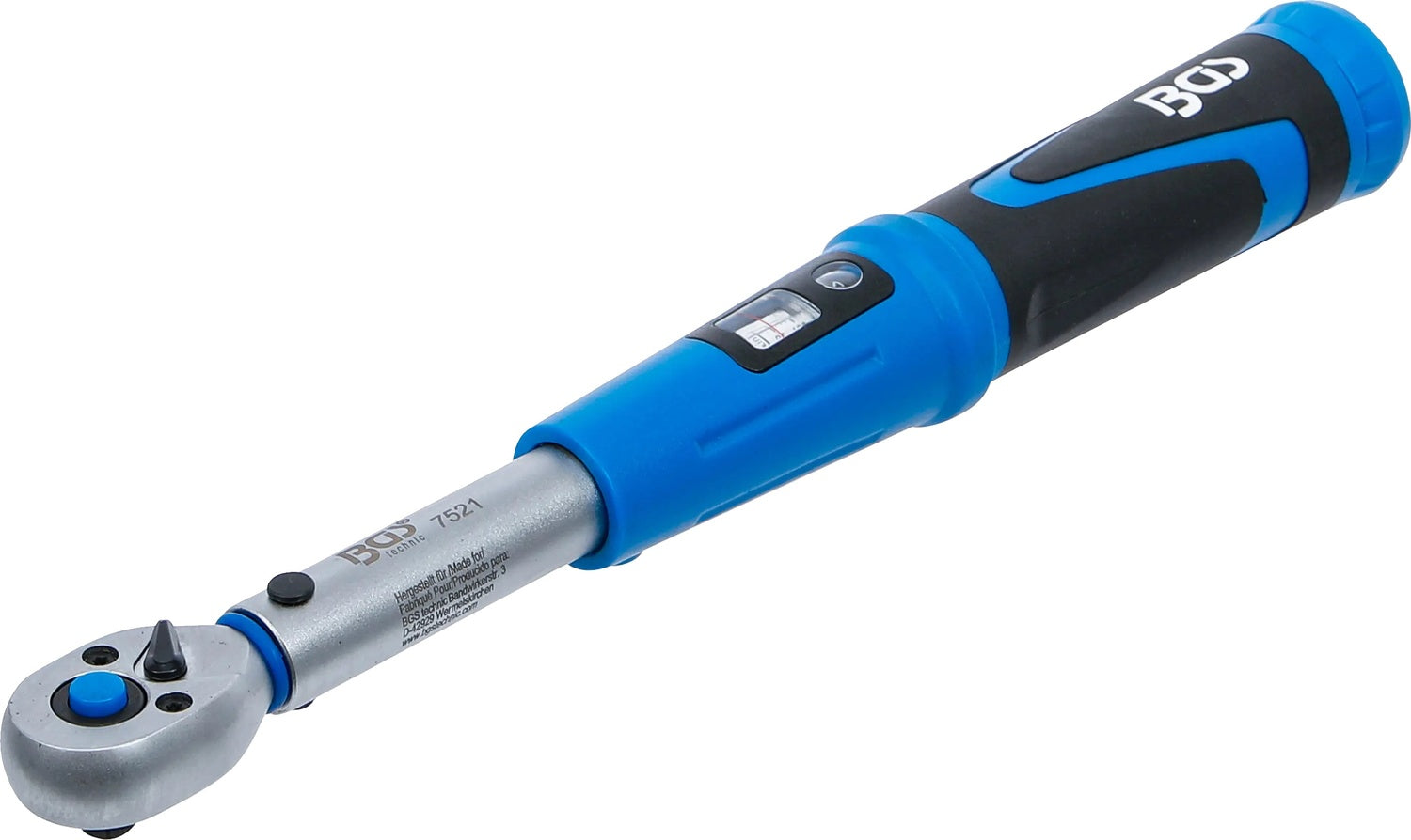 BGS 7521 Drehmomentschlüssel Meßbereich 5-30Nm Abtrieb Außenvierkant 6,3mm (1/4")