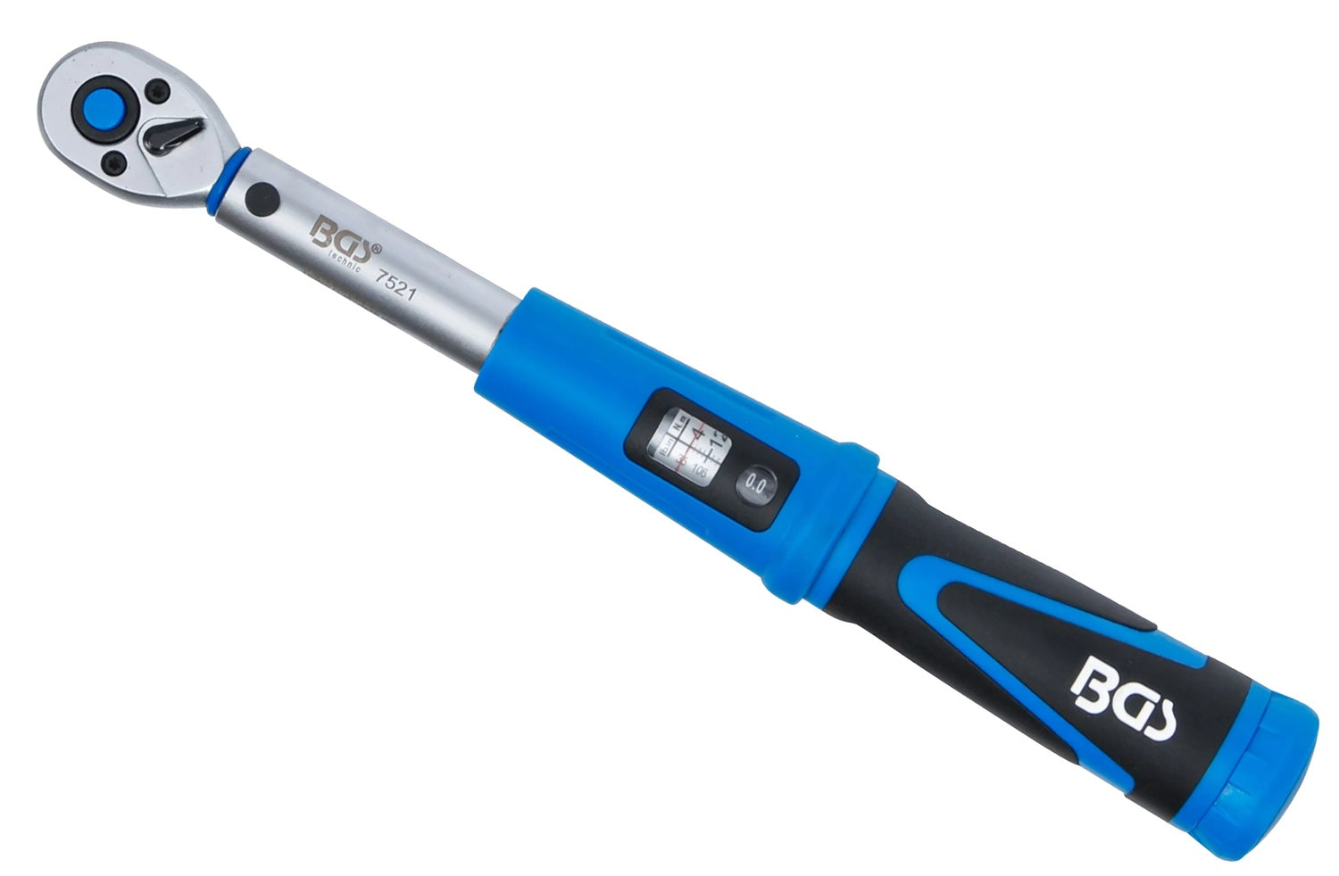 BGS 7521 Drehmomentschlüssel Meßbereich 5-30Nm Abtrieb Außenvierkant 6,3mm (1/4")