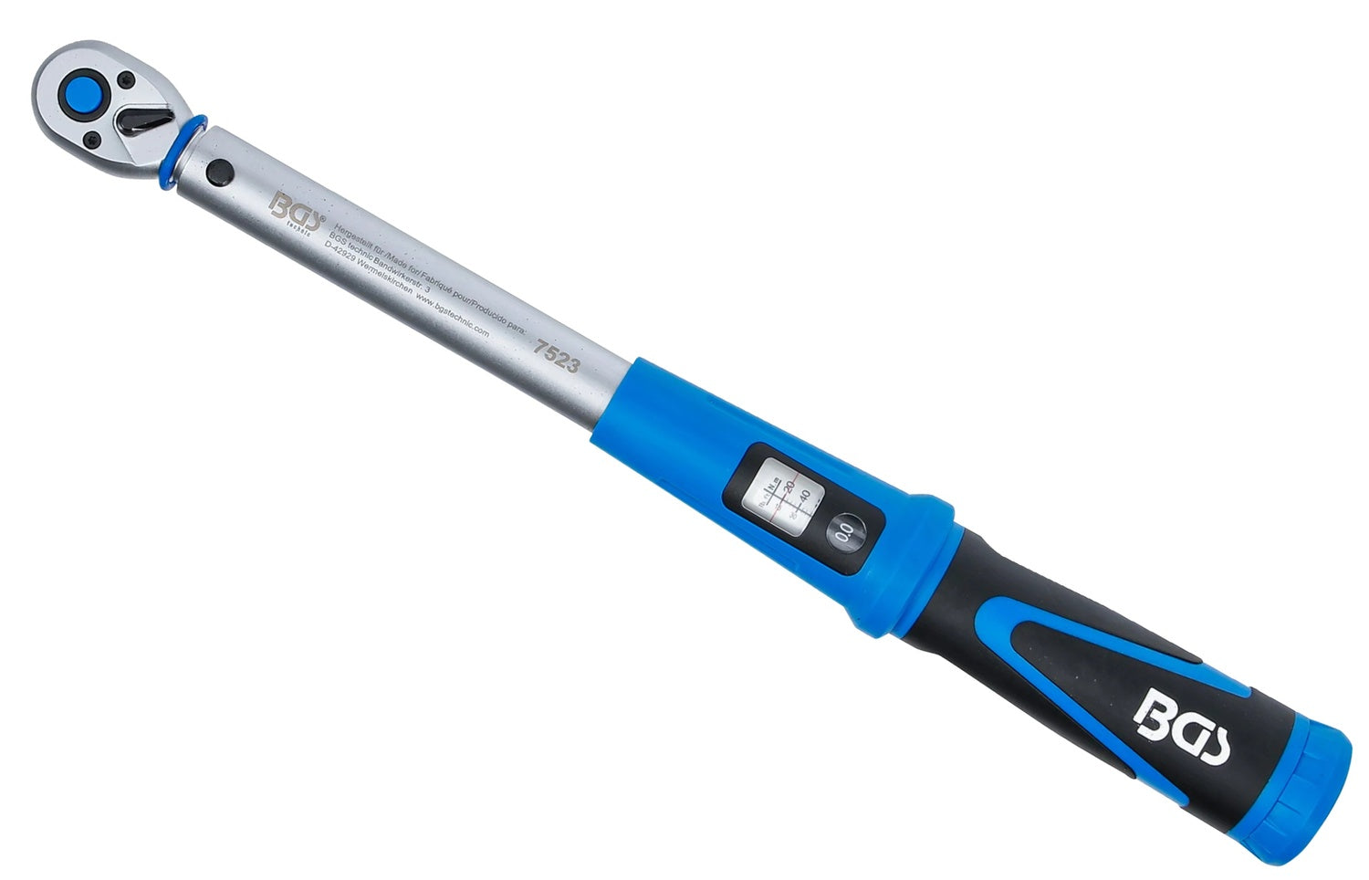BGS 7523 Drehmomentschlüssel Meßbereich 20-120Nm Abtrieb Außenvierkant 10mm (3/8")