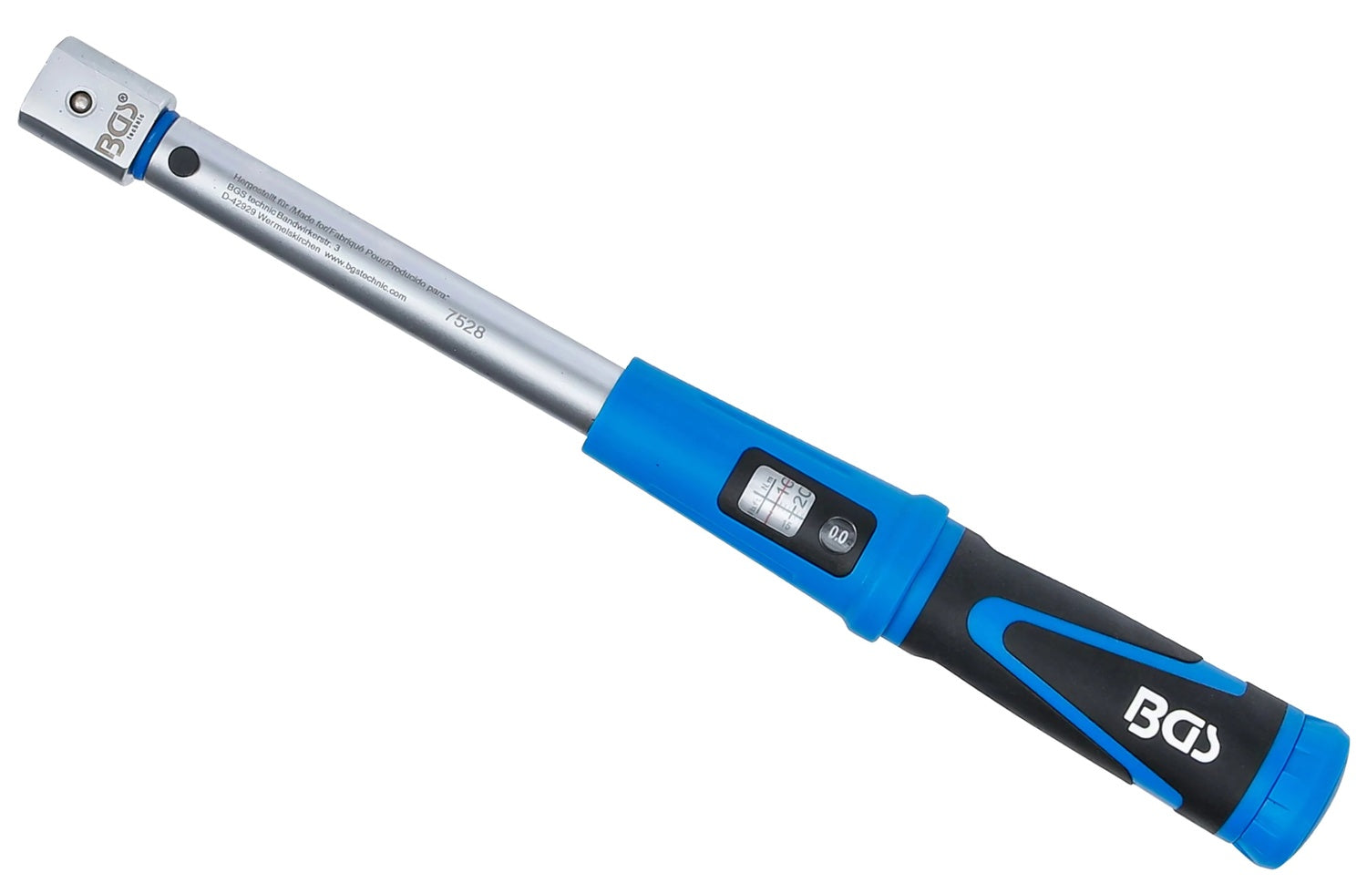 BGS 7528 Satz Drehmomentschlüssel für Einsteckwerkzeuge 9x12mm 10-50 Nm Reifenservice