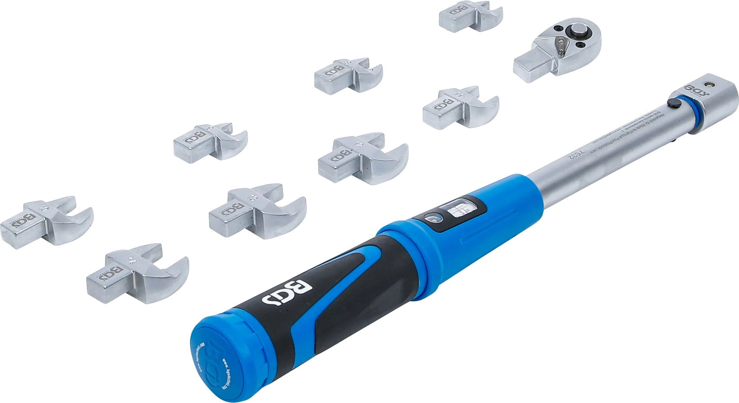 BGS 7532 Satz Drehmomentschlüssel für Einsteckwerkzeuge 9x13mm 10-50 Nm 10 teilig