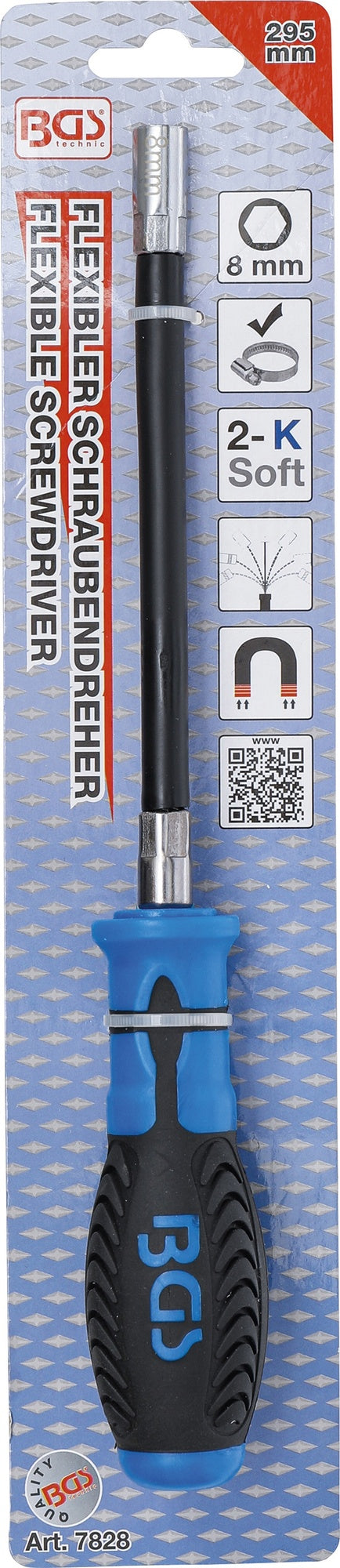 BGS 7828 Flexibler Schraubendreher Sechskant SW 8mm