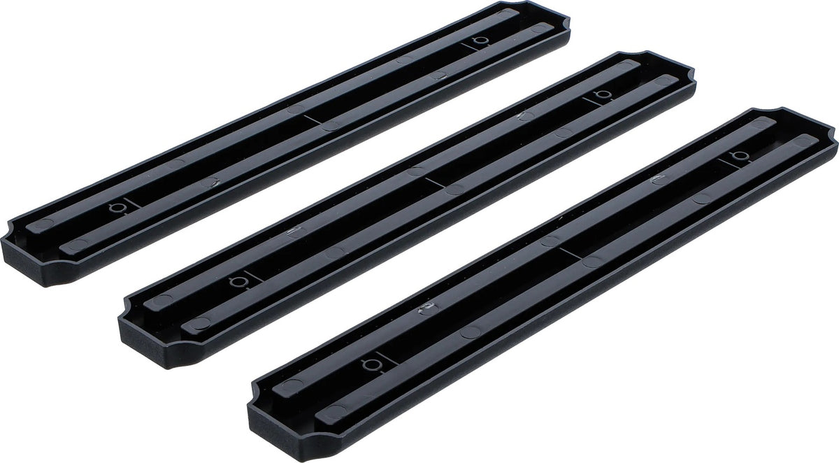 BGS DIY 79923 Satz Magnet Leisten flach Länge 330mm Magnetleiste 3 teilig