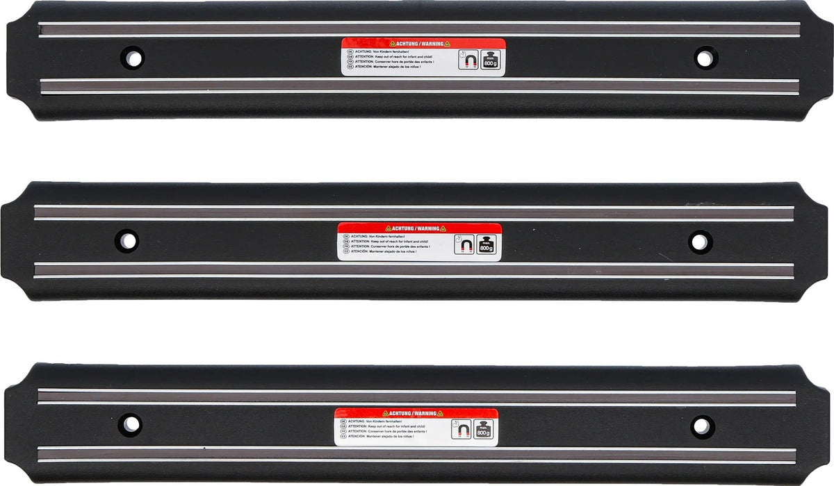 BGS DIY 79923 Satz Magnet Leisten flach Länge 330mm Magnetleiste 3 teilig