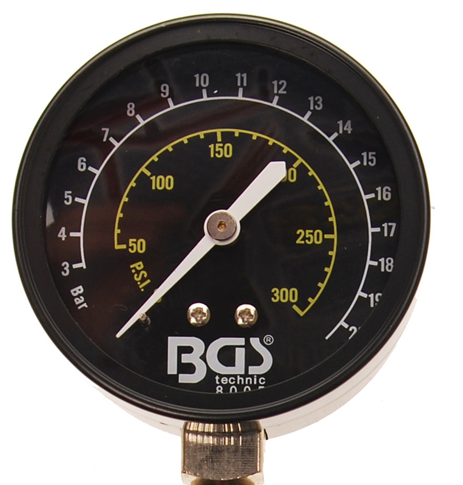 BGS 8005 Kompressionsprüfer Kompressionstester bis 21 bar Anschluß 14 + 18 mm