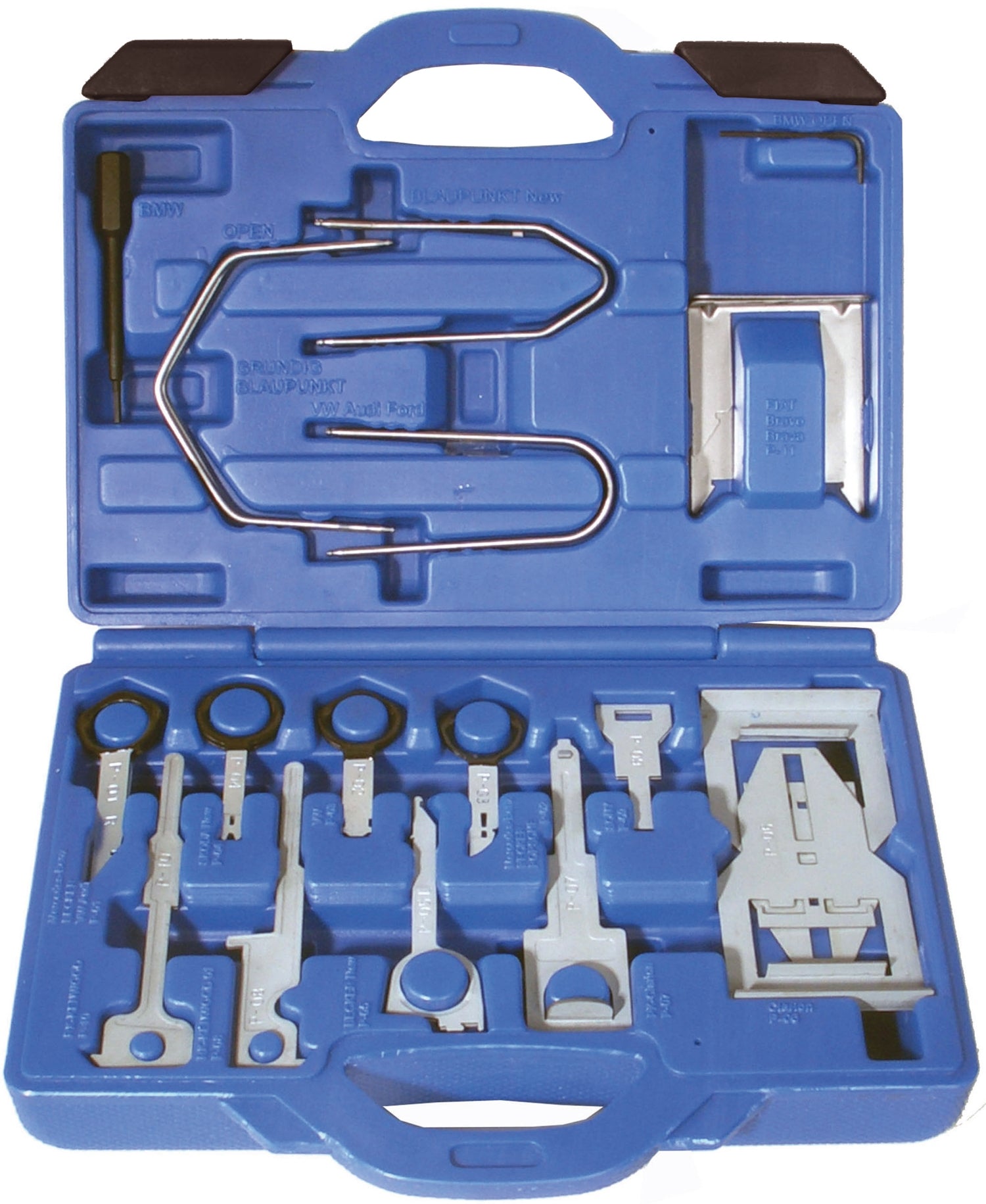 BGS 8014 Werkzeug Ausbau Radio Navigationssysteme DVD CD 32 teiliger Satz