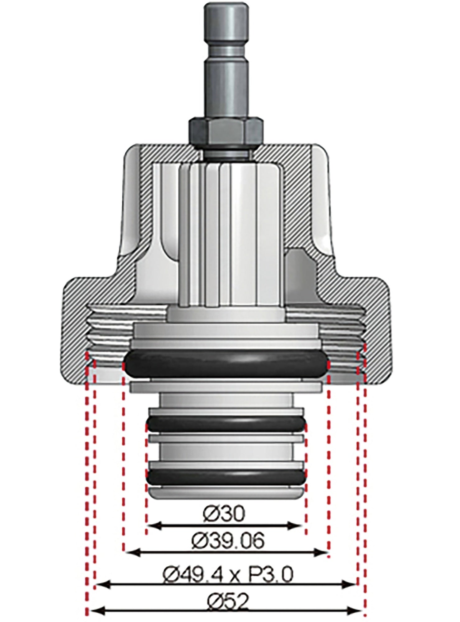 BGS 8027-17 Adapter Nr. 17 für Art BGS 8027 & 8098 für BMW