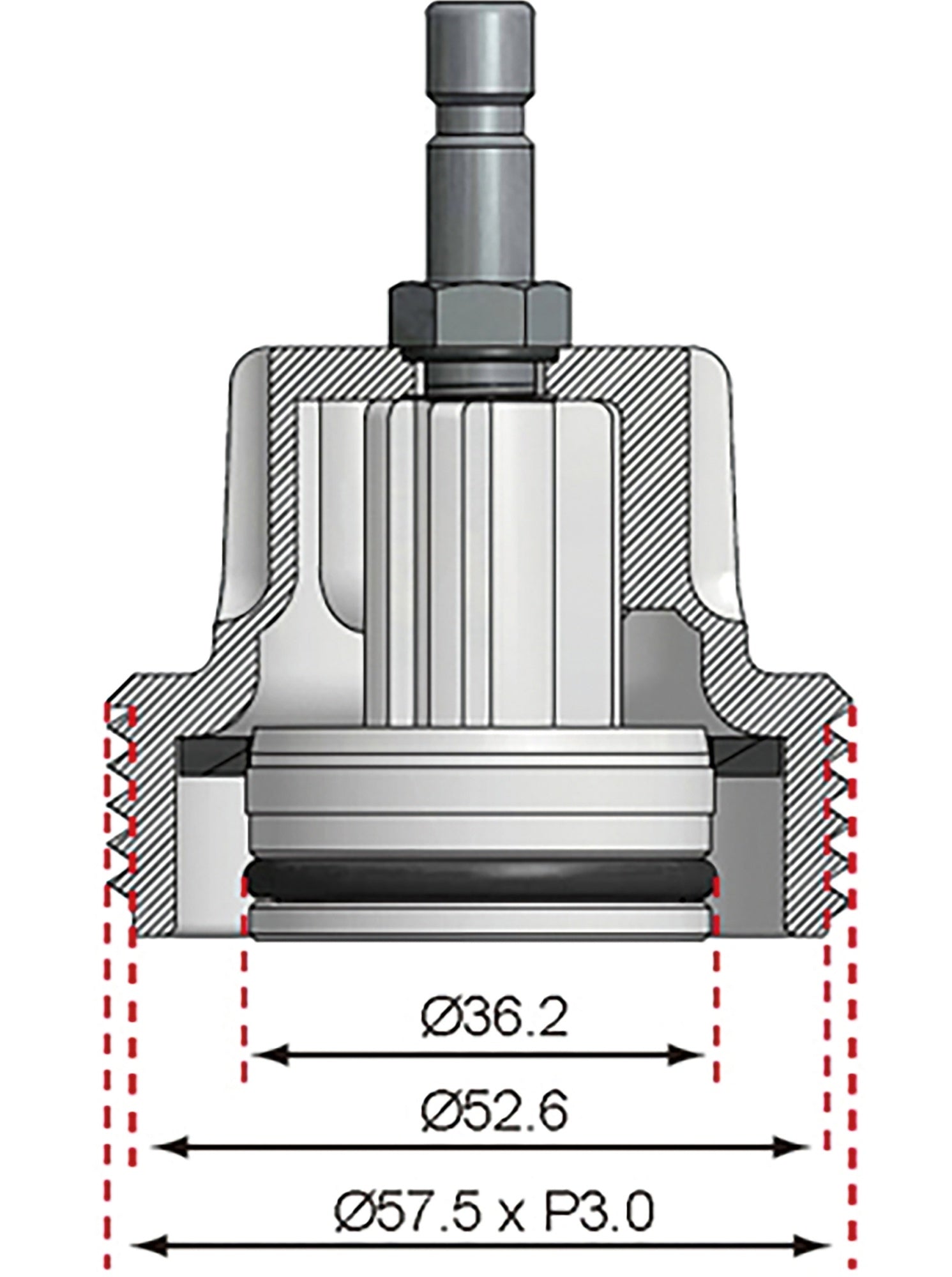 BGS 8027-8 Adapter Nummer 8 für Artikel 8027 8098 für VW