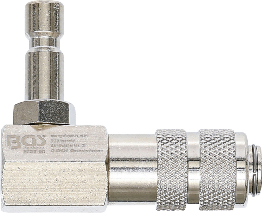 BGS 8027-90 Bajonettadapter für Kühlsystem 90° abgewinkelt 8027 8098