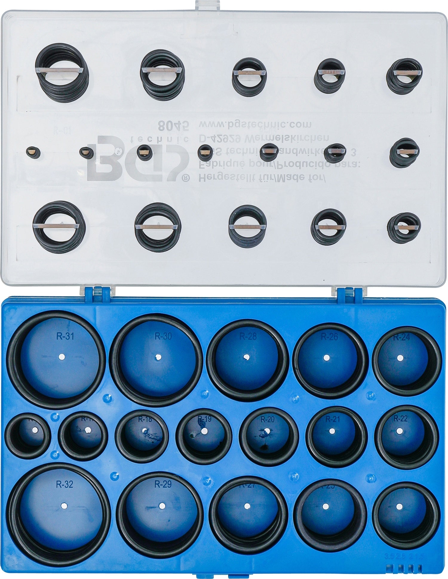 BGS 8045 Sortiment O-Ringe / Dichtungsringe 419 teilig, metrisch NBR