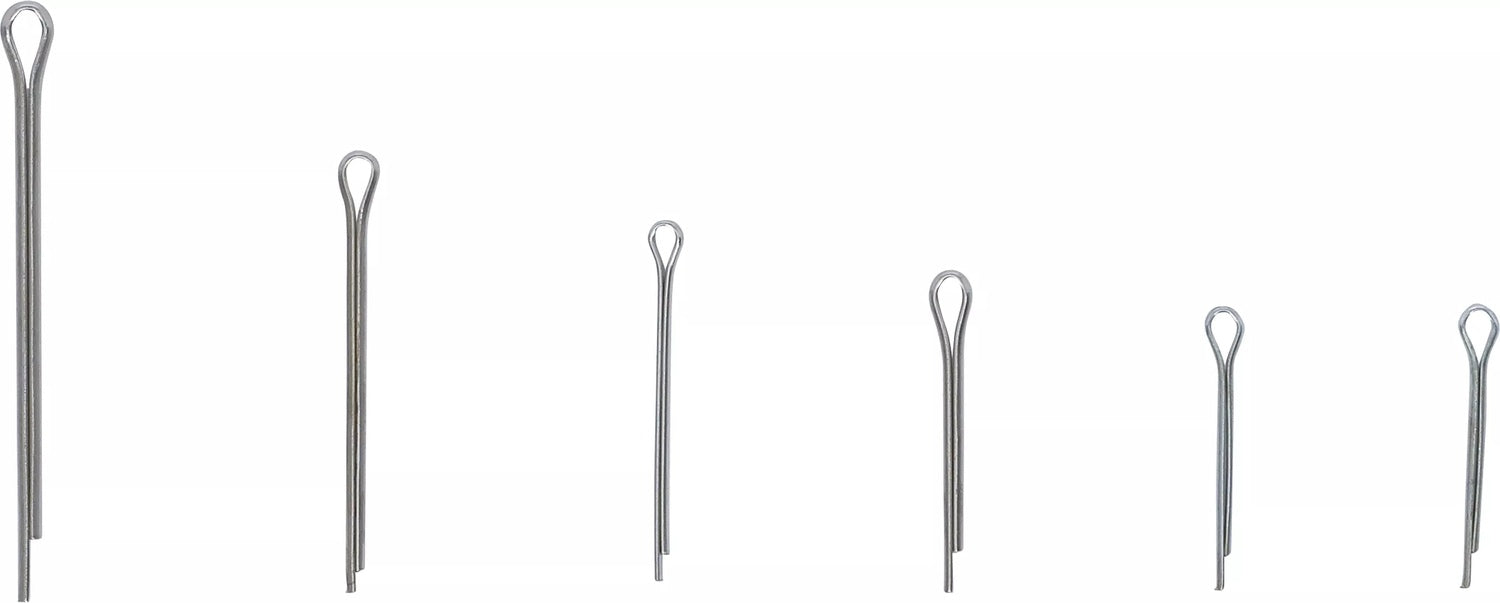 BGS 8048-1 Sortiment Splinte Edelstahl Durchmesser Ø 1,6 - 4,0mm 555 teilig