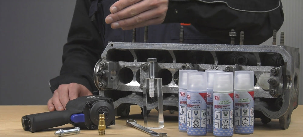 BGS 80604 Schraubenfest mittelfest hochviskos Pumpdosierer 50gr