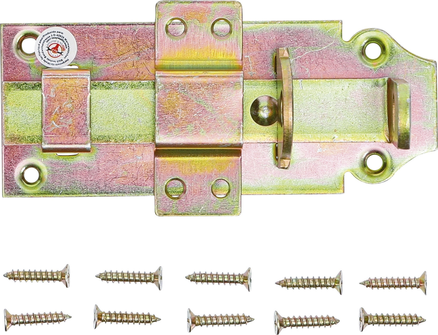 BGS DIY 8081 Schlossriegel mit Schlaufe 125 x 50mm