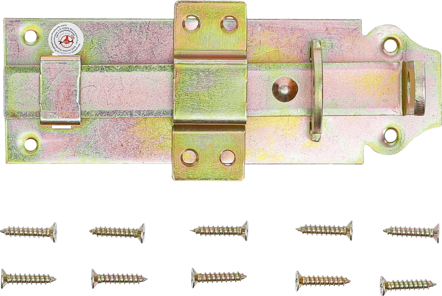 BGS DIY 8082 Schlossriegel mit Schlaufe 150 x 50mm