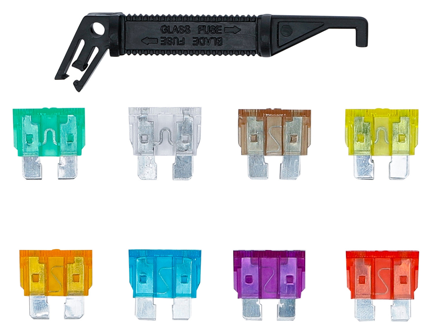 BGS 8126 Sortiment KfZ Sicherungen Flachsicherungen 3-30A mit Auszieher 97 teilig