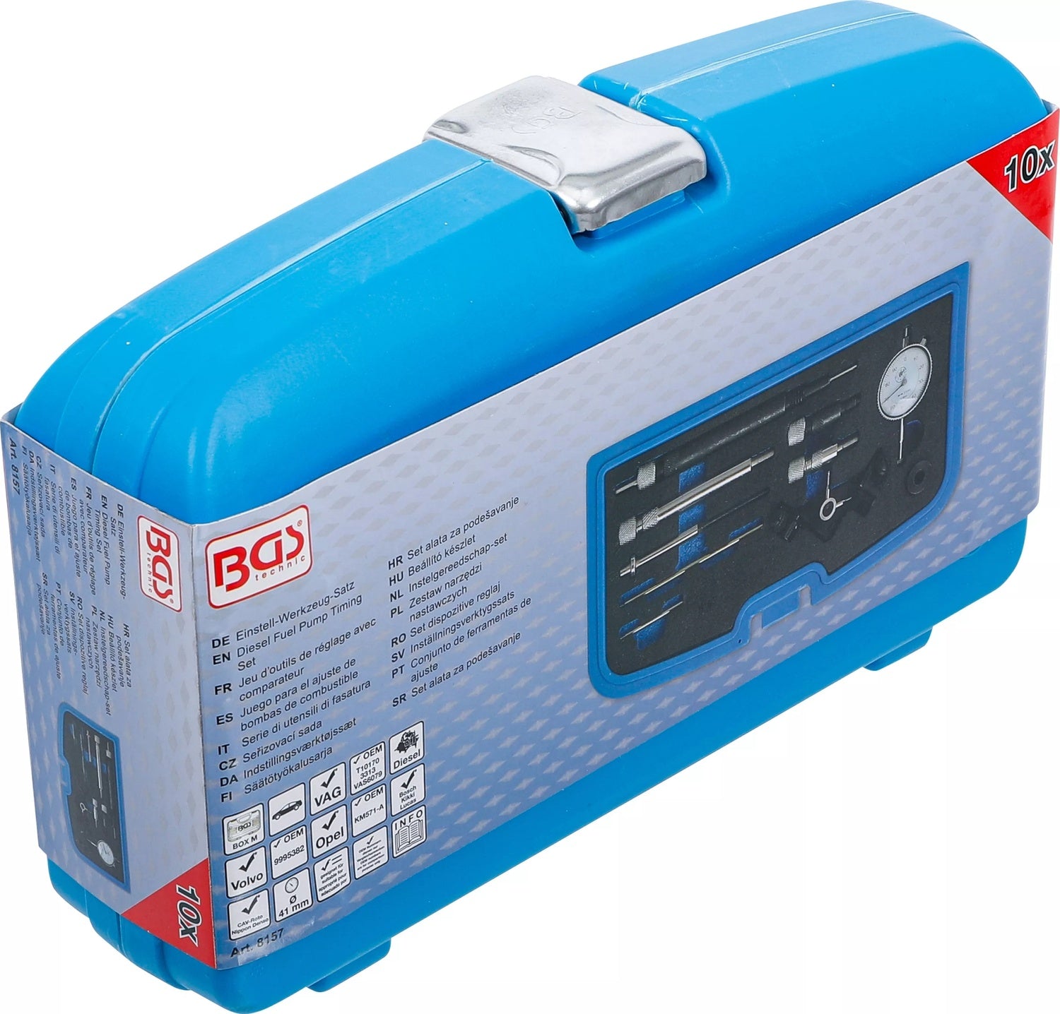 BGS 8157 Satz Einstellwerkzeug für Dieselpumpe Einspritzpumpe Diesel 10teilig