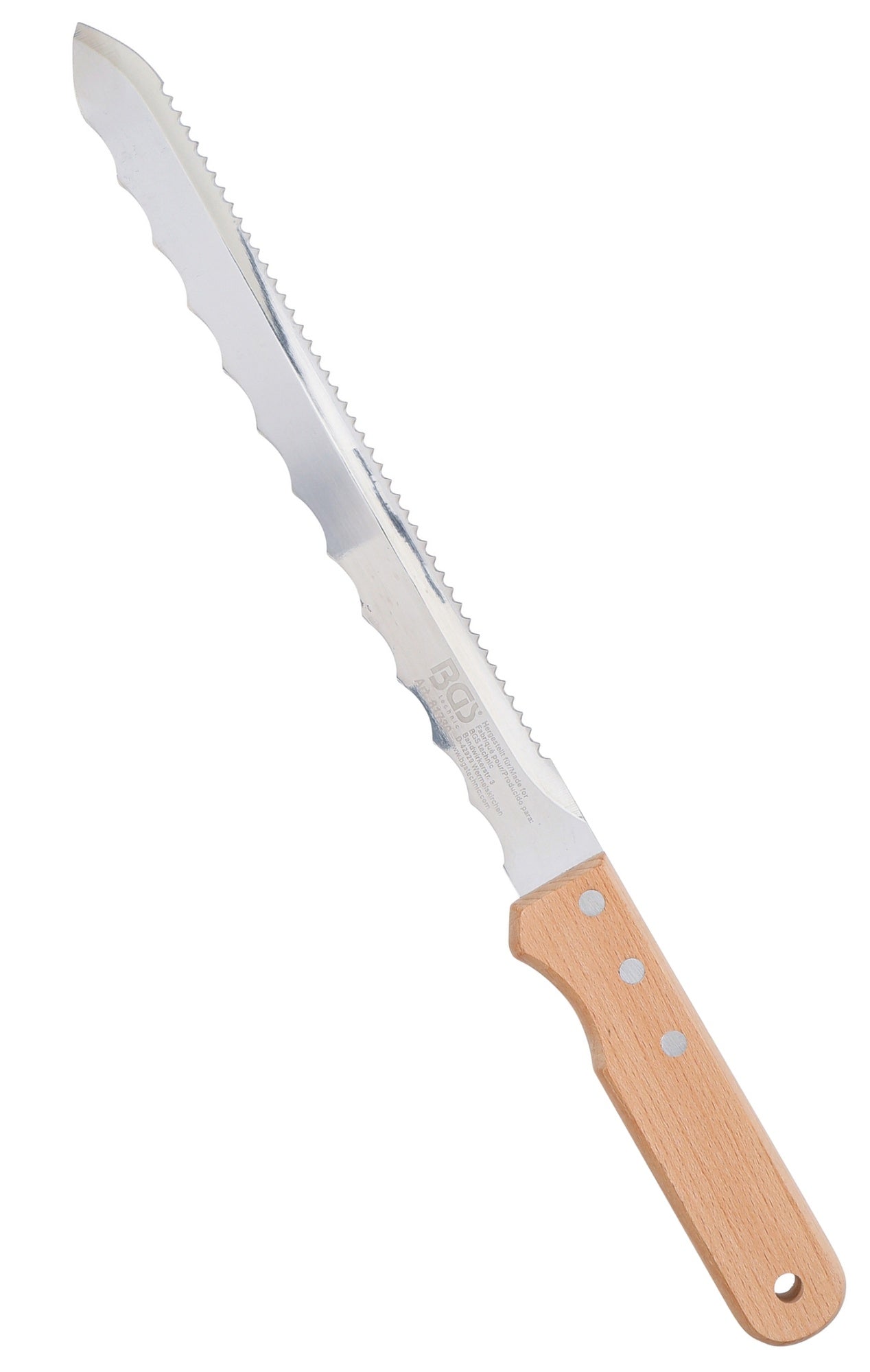 BGS 81730 Dämmstoffmesser Länge 420mm mit Holzgriff