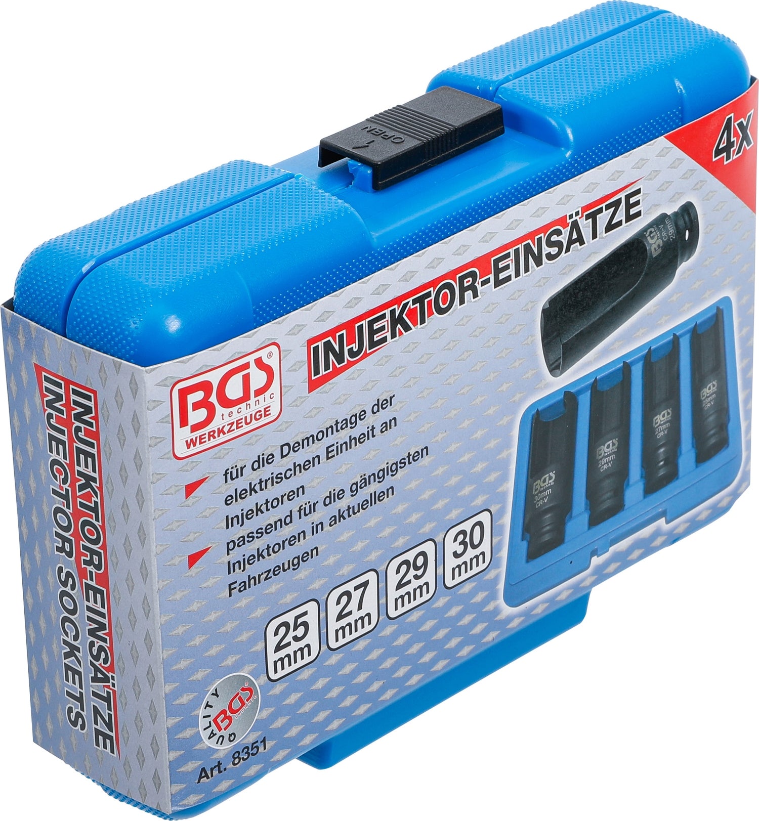 BGS 8351 Injektor Einsätze für die Demontage der elektrischen Einheit an Injektoren