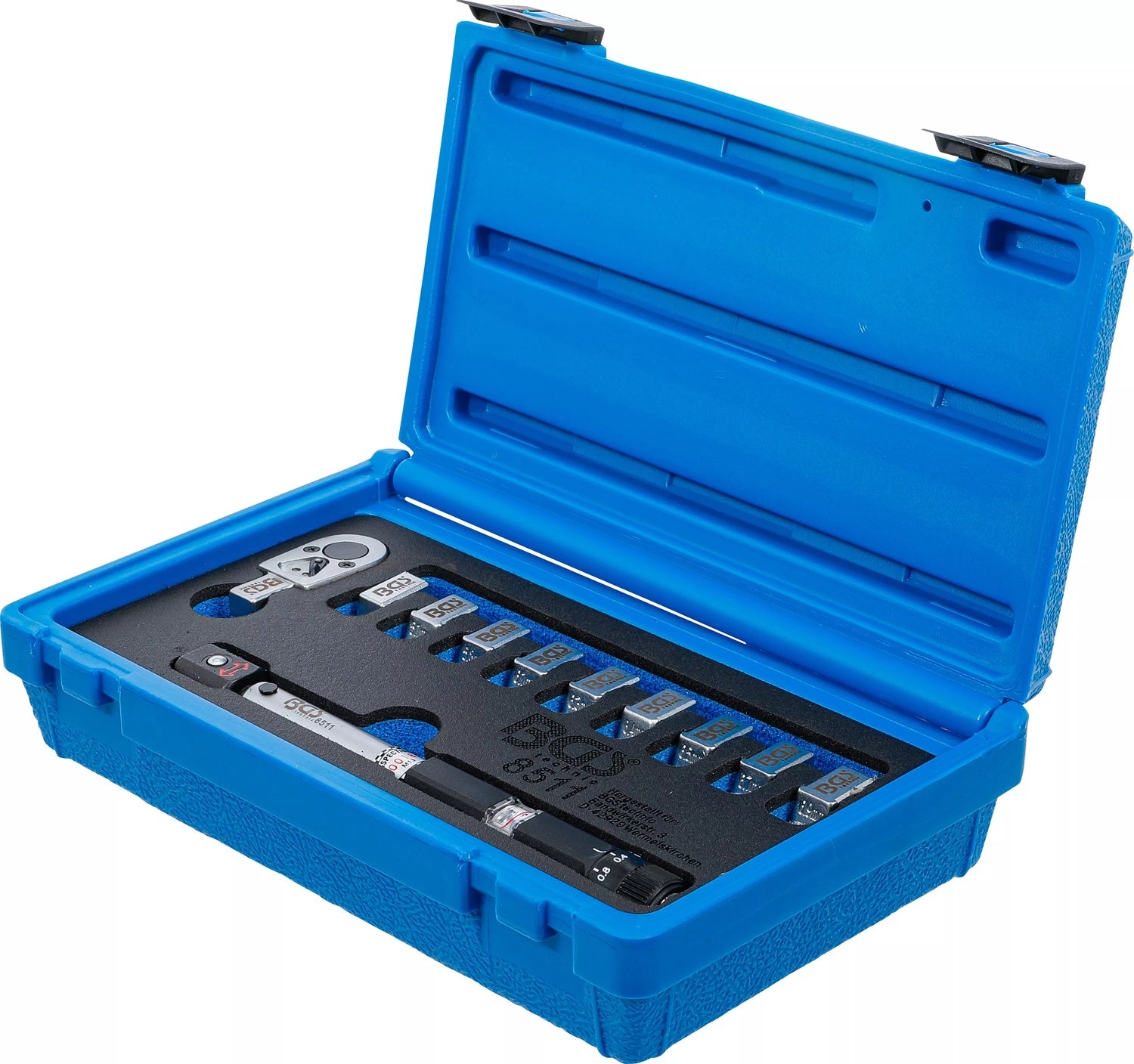 BGS 8511 Drehmomentschlüssel 3-19Nm speziell für Speichen mit austauschbaren Köpfen