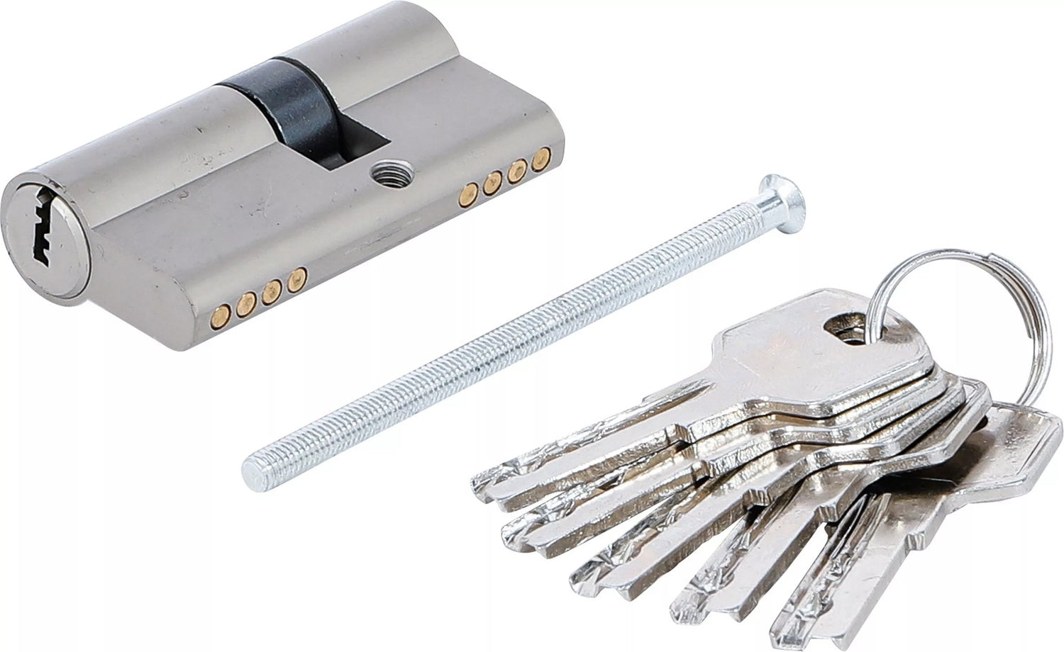 BGS DIY 85231 Sicherheits Schließzylinder Zylinderlänge 60mm Größe 25/35mm
