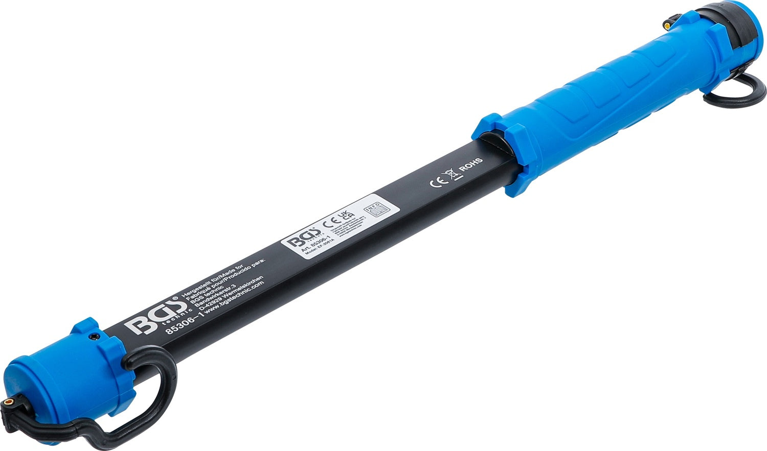 BGS 85306-1 COB LED Arbeitsleuchte Handleuchte mit Haken für Artikel 85306