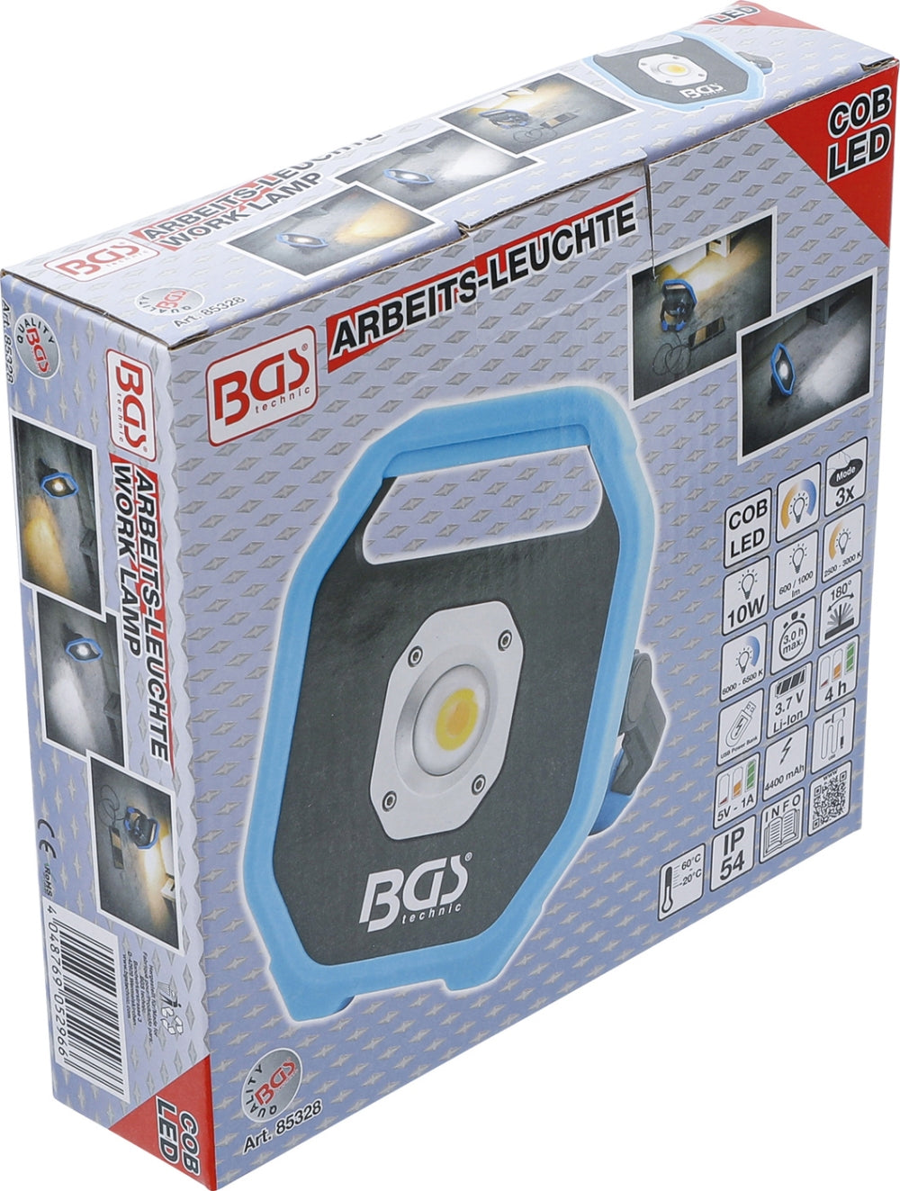 BGS 85328 COB-LED Arbeitsleuchte warmes und kaltes Licht 10W