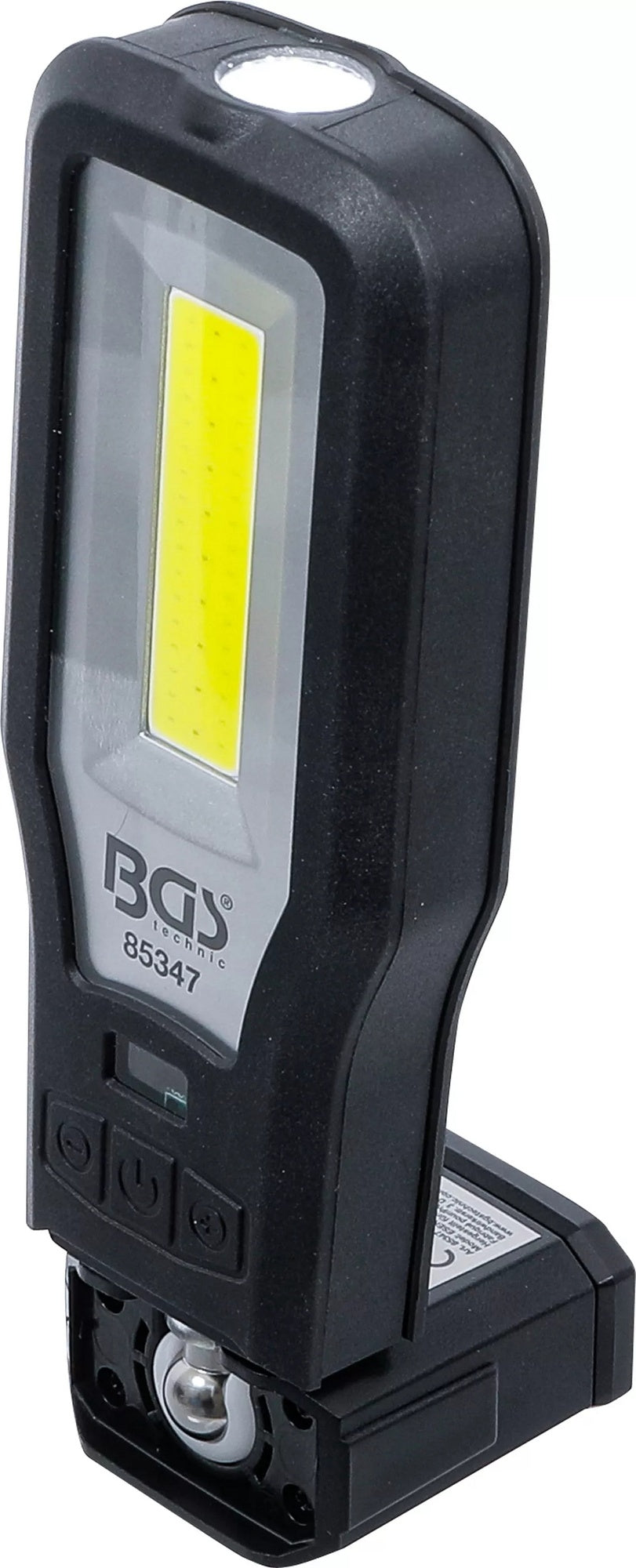 BGS 85347 COB LED Arbeitsleuchte klappbar mit Ladestation Magnet Haken
