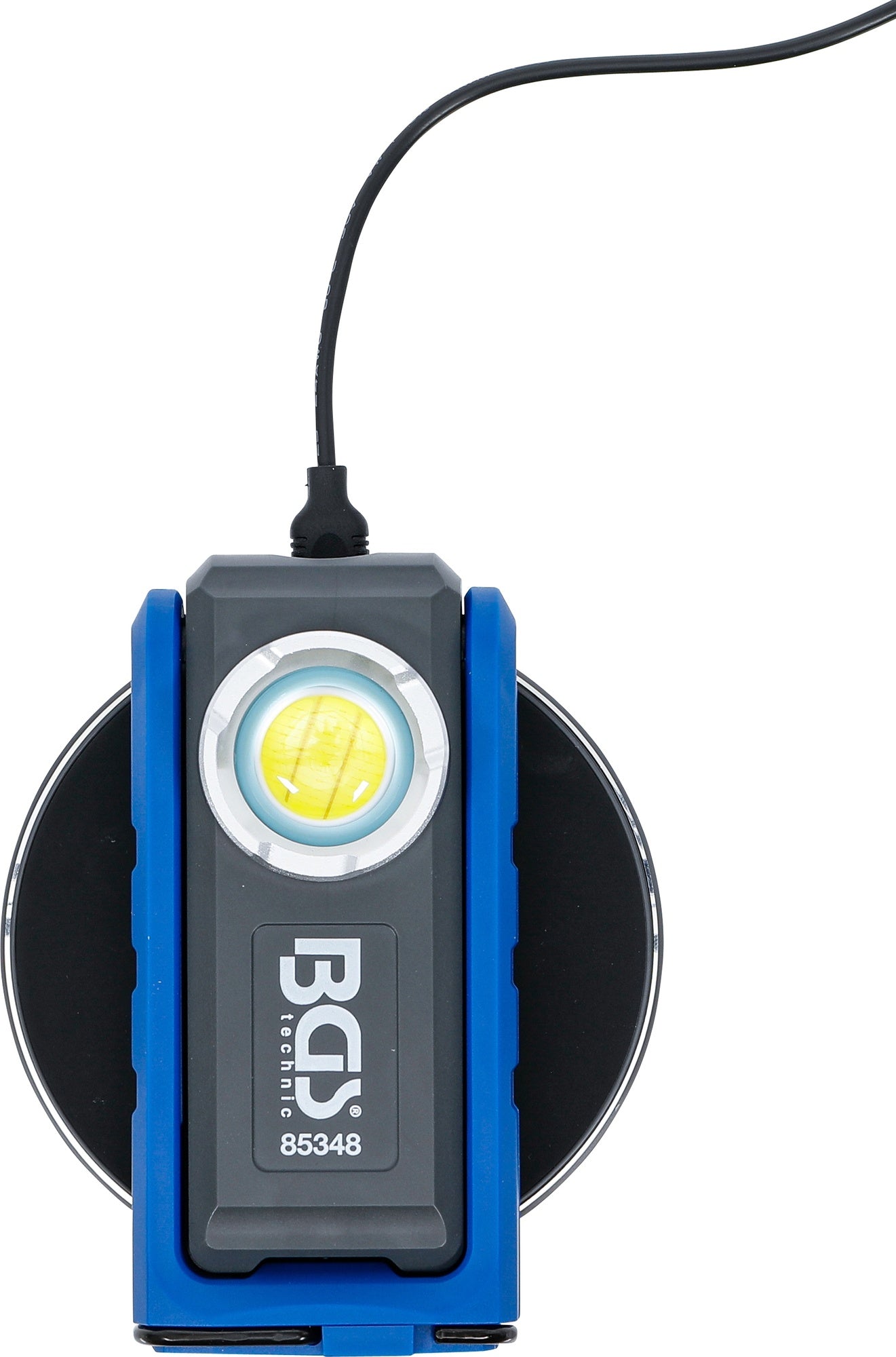 BGS 85348 COB LED Arbeitsleuchte klappbar mit induktiver Ladefunktion Magnet Haken