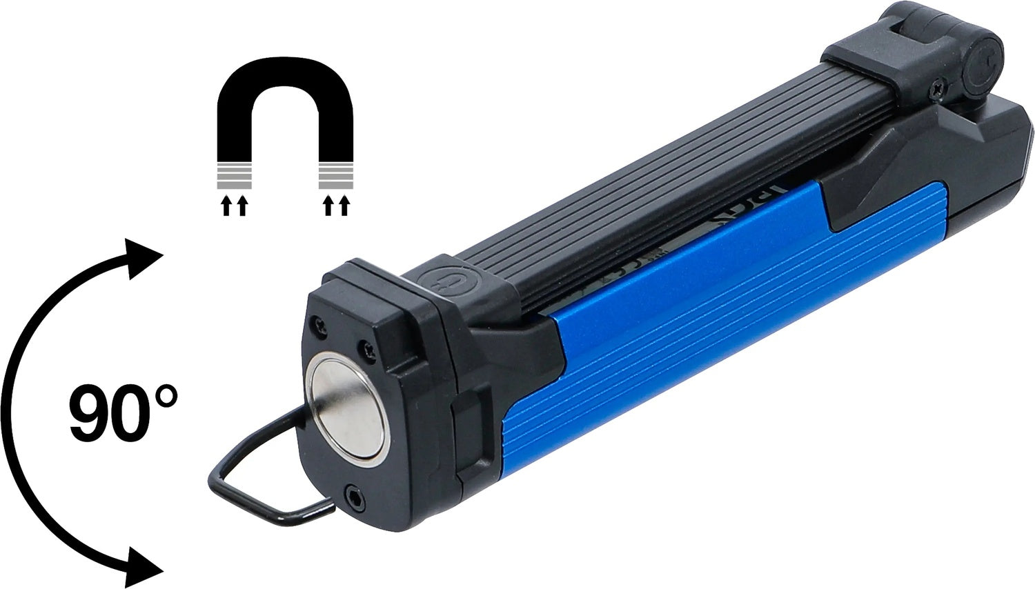 BGS 85356 Akku Knicklampe mit COB-LED 4 Watt Knickleuchte Arbeitslampe