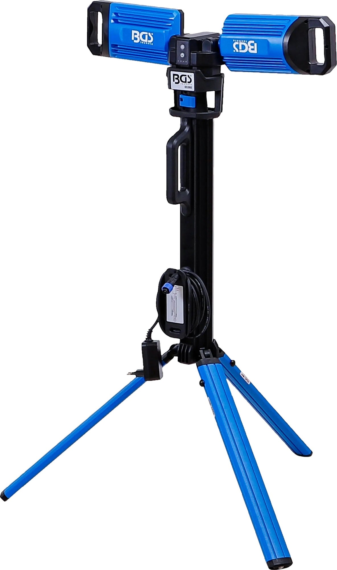 BGS 85360 Hybrid Duo SMD LED Arbeitsstrahler mit Stativ Baustrahler