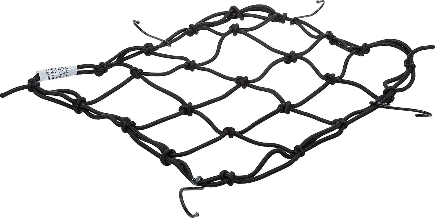 BGS DIY 85540 Gepäcknetz 25 x 25cm mit Befestigungshaken