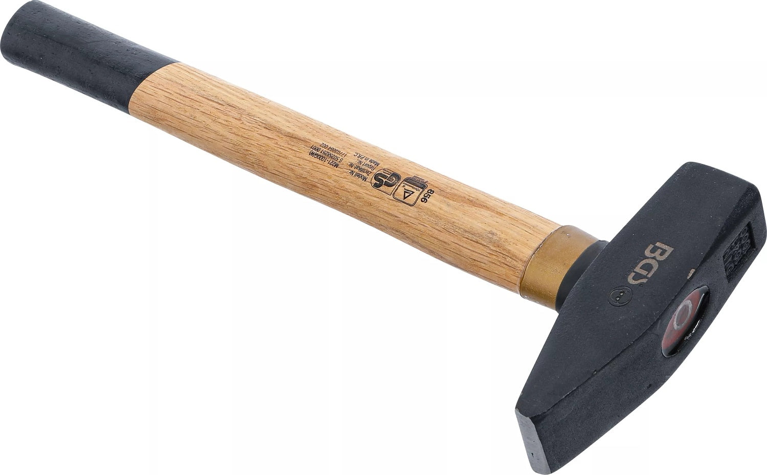 BGS 856 Schlosserhammer Holzstiel DIN 1041 Kopfgewicht 1000g