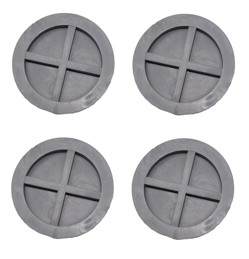 BGS DIY 85803 Vibrationsdämpfer Gummidämpfer für Waschmaschine Trockner HiFi Box