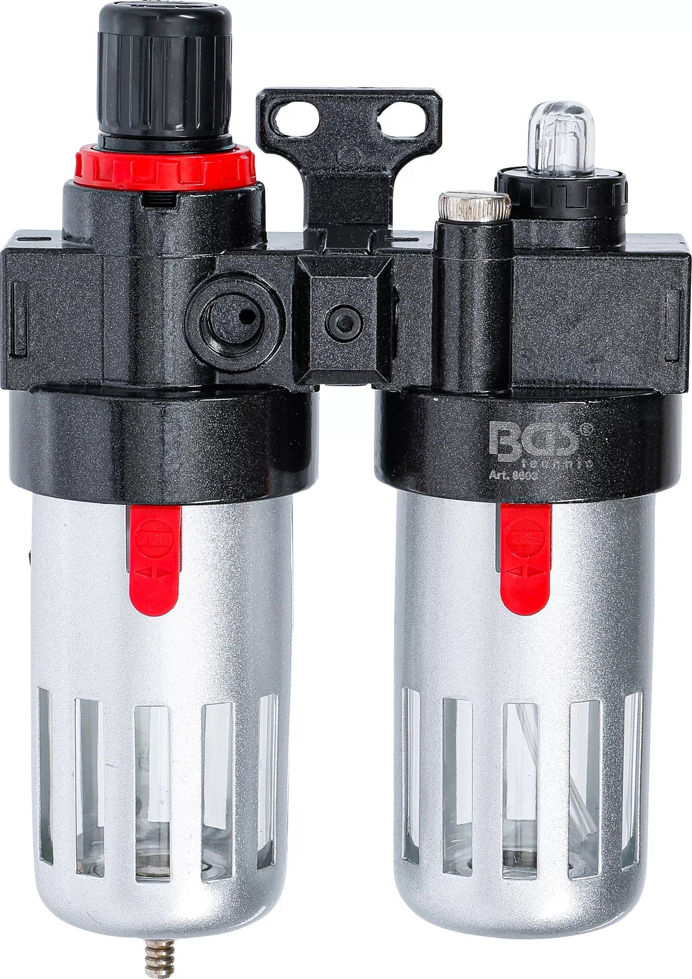 BGS 8603 Druckluft Filter & Öler Einheit mit Druckregler Wartungseinheit