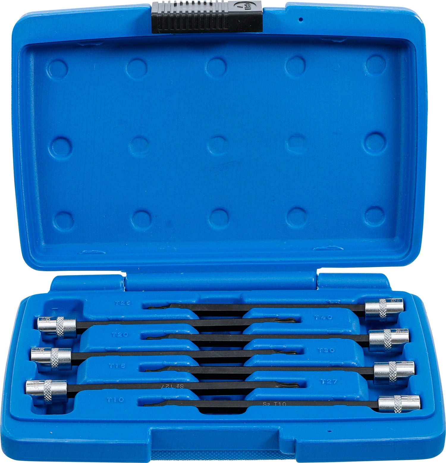 BGS 8618 Satz Biteinsätze T-Profil (für Torx) mit Kugelkopf T10 - T40 Antrieb 6,3mm (1/4")
